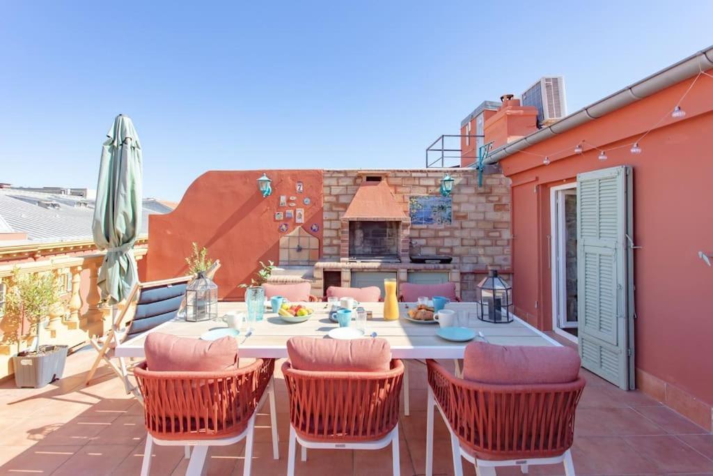 #48 Suite Jean Top Floor Terrace 5Min Walk Sea Ac Nice Bagian luar foto